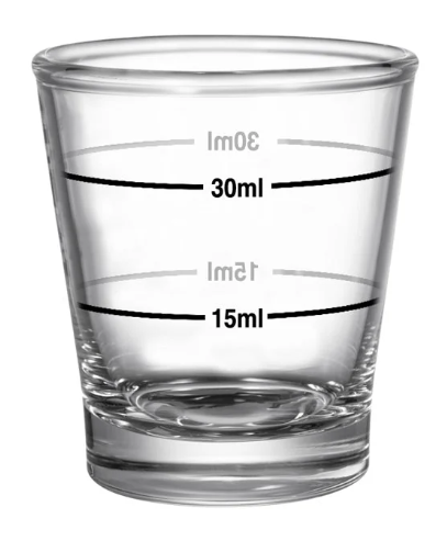 30ml Espresso Measure Glass | Shot Timer Accessory