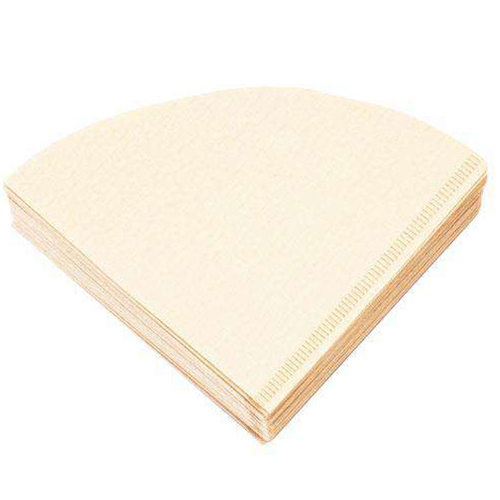 100 Pack Natural Filter Paper for 2-4 Cup Drippers