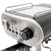 Gaggia Carezza Deluxe Espresso Machine — Black & Silver
