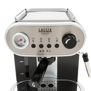 Gaggia Carezza Deluxe Espresso Machine — Black & Silver