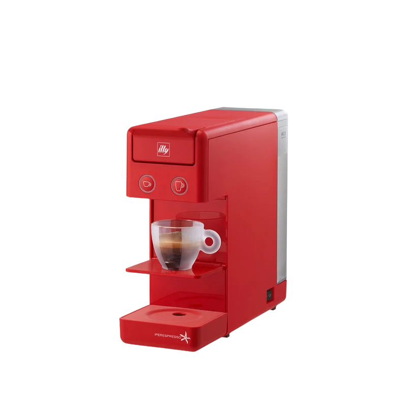 illy Y3.2 iperEspresso Espresso & Coffee Machine — Red
