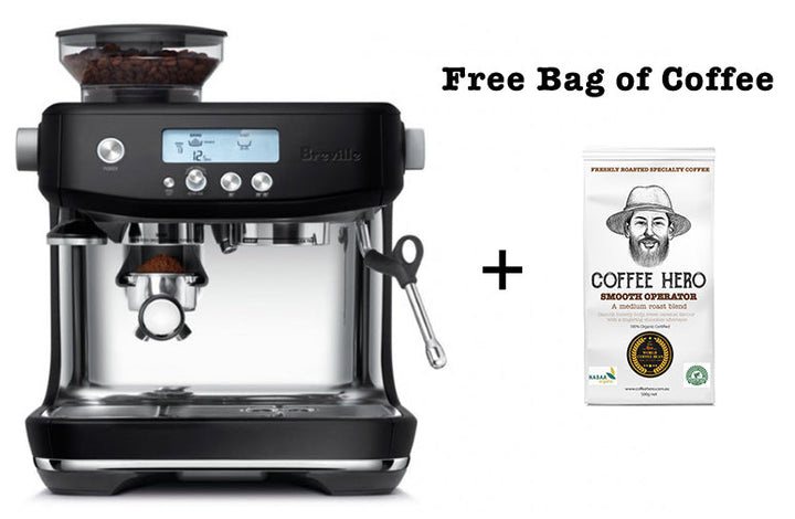 Breville The Barista Pro Espresso Coffee Machine - Black Truffle